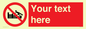 PL7405: Custom No climbing on groynes