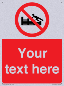 PL7405: Custom No climbing on groynes