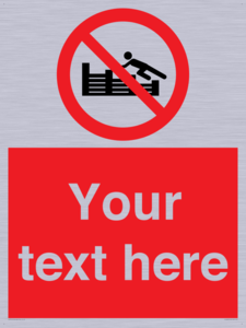 PL7405: Custom No climbing on groynes