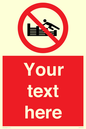 PL7405: Custom No climbing on groynes