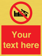 PL7405: Custom No climbing on groynes
