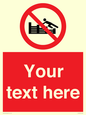 PL7405: Custom No climbing on groynes