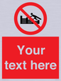 PL7405: Custom No climbing on groynes