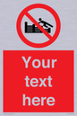 PL7405: Custom No climbing on groynes