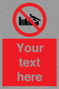 PL7405: Custom No climbing on groynes