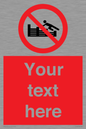 PL7405: Custom No climbing on groynes