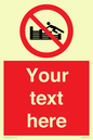 PL7405: Custom No climbing on groynes