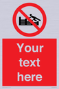 PL7405: Custom No climbing on groynes