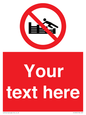 PL7405: Custom No climbing on groynes