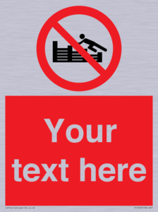 PL7405: Custom No climbing on groynes