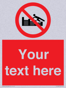 PL7405: Custom No climbing on groynes