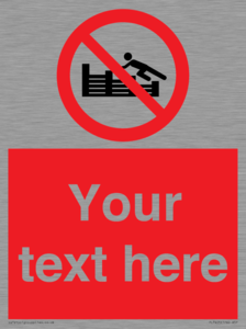 PL7405: Custom No climbing on groynes