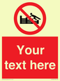 PL7405: Custom No climbing on groynes