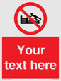 PL7405: Custom No climbing on groynes