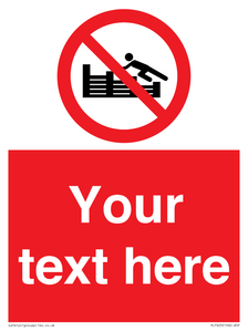 PL7405: Custom No climbing on groynes