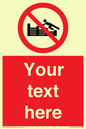 PL7405: Custom No climbing on groynes