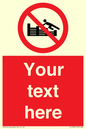 PL7405: Custom No climbing on groynes
