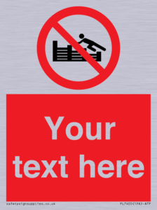 PL7405: Custom No climbing on groynes