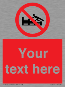 PL7405: Custom No climbing on groynes