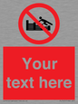 PL7405: Custom No climbing on groynes