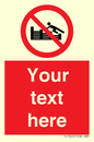 PL7405: Custom No climbing on groynes