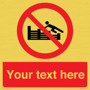 PL7405: Custom No climbing on groynes