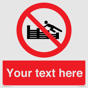 PL7405: Custom No climbing on groynes