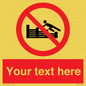 PL7405: Custom No climbing on groynes