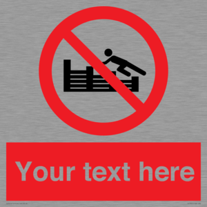 PL7405: Custom No climbing on groynes