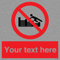 PL7405: Custom No climbing on groynes