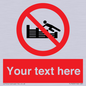PL7405: Custom No climbing on groynes