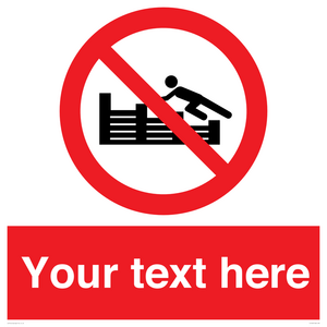 PL7405: Custom No climbing on groynes