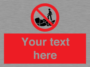 PL7406: Custom No climbing on rocks