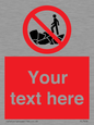PL7406: Custom No climbing on rocks
