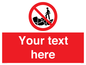 PL7406: Custom No climbing on rocks