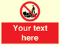 PL7406: Custom No climbing on rocks