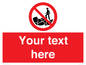 PL7406: Custom No climbing on rocks