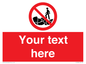 PL7406: Custom No climbing on rocks