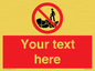 PL7406: Custom No climbing on rocks