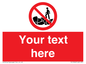PL7406: Custom No climbing on rocks