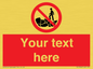 PL7406: Custom No climbing on rocks