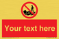 PL7406: Custom No climbing on rocks