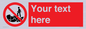PL7406: Custom No climbing on rocks