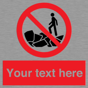 PL7406: Custom No climbing on rocks