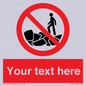 PL7406: Custom No climbing on rocks