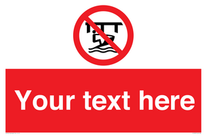 PL7407: Custom Do not use watercraft in the vicinity of piers