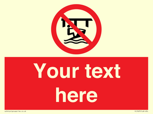 PL7407: Custom Do not use watercraft in the vicinity of piers