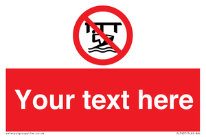 PL7407: Custom Do not use watercraft in the vicinity of piers
