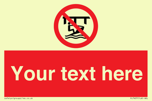 PL7407: Custom Do not use watercraft in the vicinity of piers