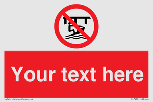 PL7407: Custom Do not use watercraft in the vicinity of piers